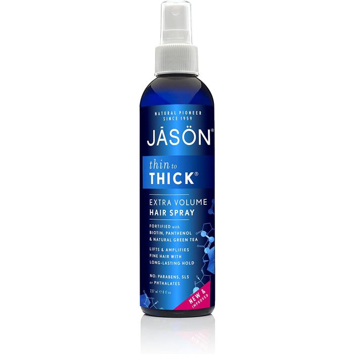 Jason Thin to Thick Hair Spray Extra Volume 8 Oz No Parabens Vegan - supplemynts.com