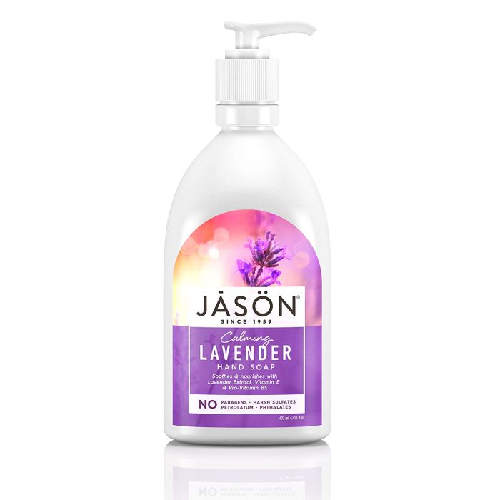 Jason Vegan Cruelty Free Calming Lavender Hand Soap 16 Oz - supplemynts.com