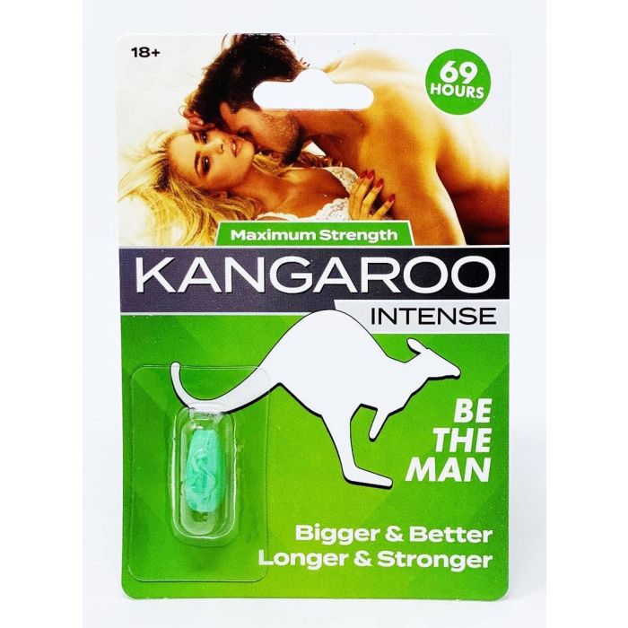 Kangaroo Green Intense 69 Hours Be The Man Pill - supplemynts.com