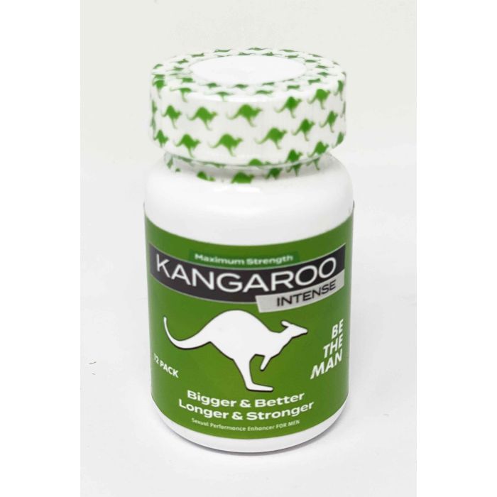 Kangaroo Intense Be The Man Sexual Enhancement 12 Pills Bottle - supplemynts.com