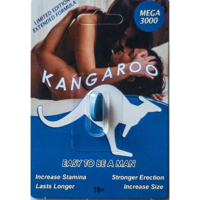 Kangaroo Pill For Him Easy To Be A Man Sexual Enhancer Mega 3000 - supplemynts.com