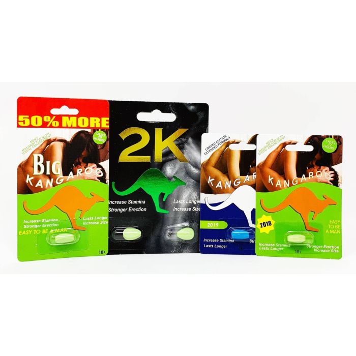 Kangaroo Sample Pack 5 Pills Male Enhancements - supplemynts.com