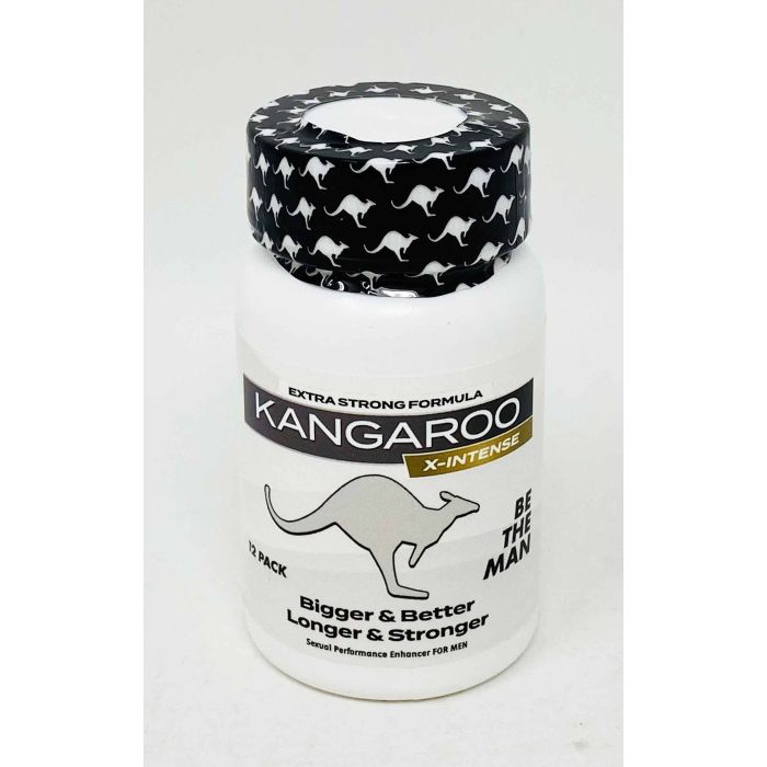 Kangaroo White Extra Strong X Intense Male Enhancement 12 Pills Bottle - supplemynts.com