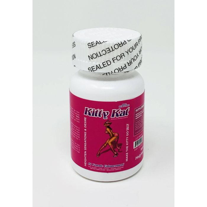 Kitty Kat Female Sensual Enhancement 6 Pills Bottle - supplemynts.com