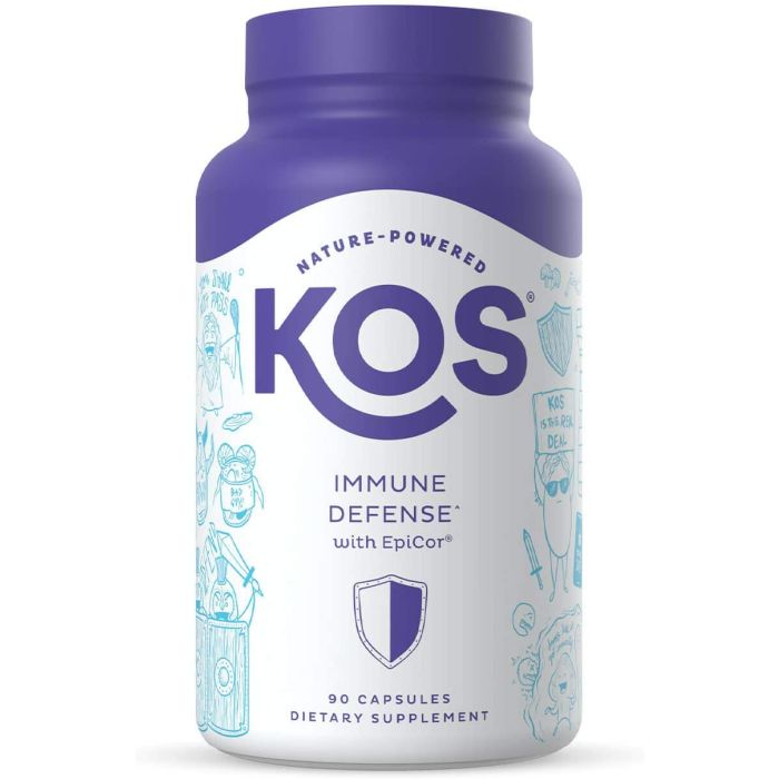 KOS Immune Defense Support EpiCor Supplement 90 Veggie Caps - supplemynts.com