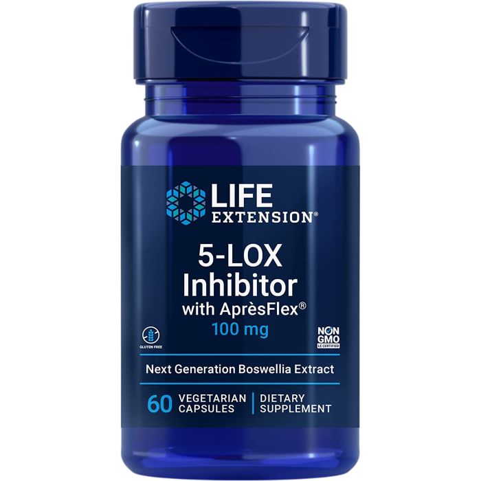 Life Extension 5-LOX Inhibitor with AprèsFlex 100mg 60 Veggie Caps - supplemynts.com