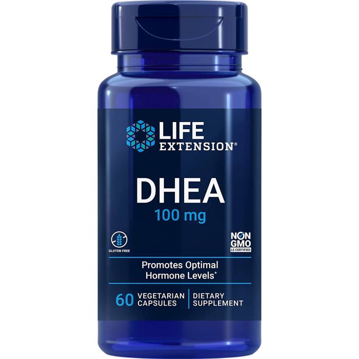 Life Extension 60 Capsules Dhea Supplement Non Gmo Gluten Free - supplemynts.com