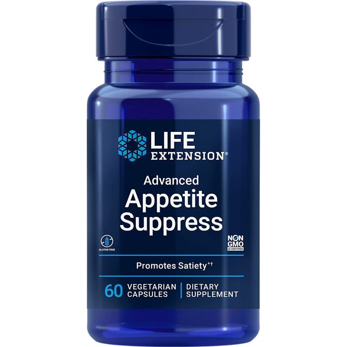 Life Extension Advanced Appetite Suppress 60 Veggie Caps Gluten Free - supplemynts.com
