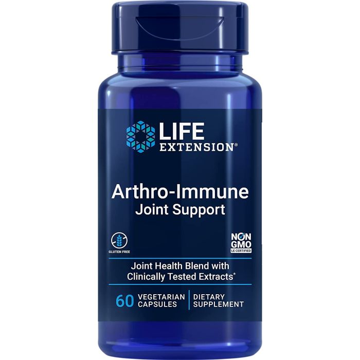 Life Extension Arthro-Immune Joint Support 60 Vegetarian Caps - supplemynts.com