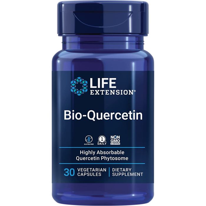 Life Extension Bio-Quercetin Cardiovascular Health Support 30 Caps - supplemynts.com