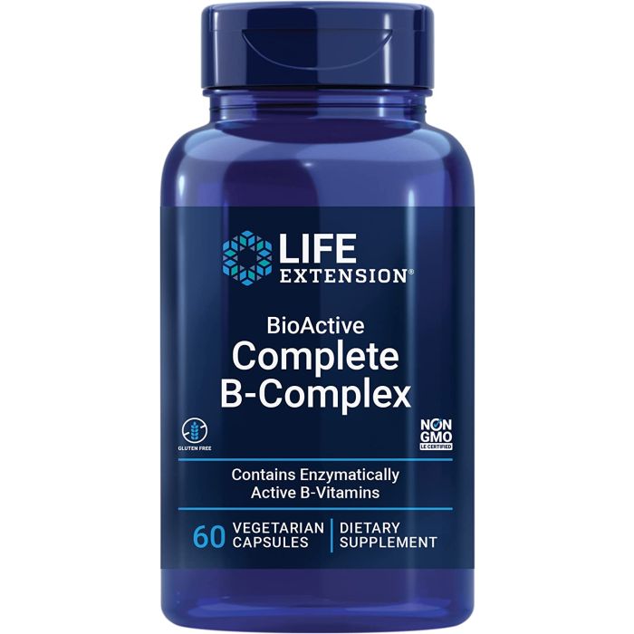 Life Extension BioActive Complete B-Complex 60 Vegetarian Caps - supplemynts.com