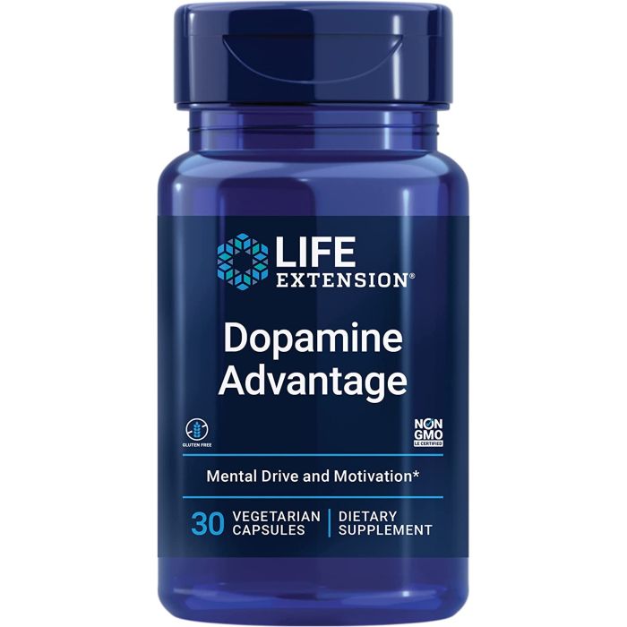 Life Extension Dopamine Advantage Mental Drive Support 30 Veggie Caps - supplemynts.com