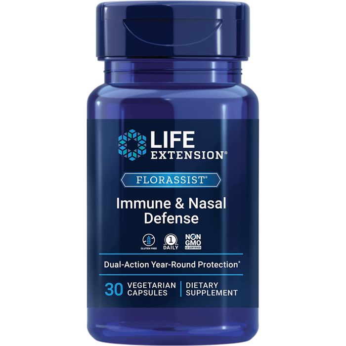 Life Extension FLORASSIST Immune Nasal Defense 30 Caps Immune Health - supplemynts.com