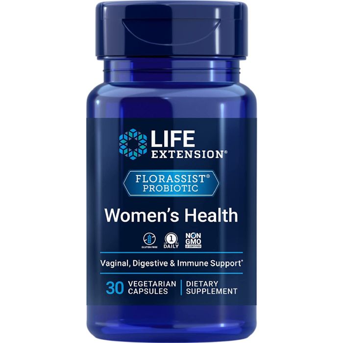 Life Extension FLORASSIST Probiotic Women's Health 30 Vegetarian Caps - supplemynts.com