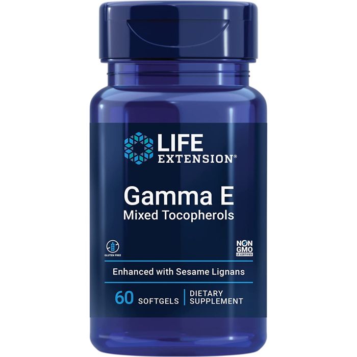 Life Extension Gamma E Mixed Tocopherols Sesame Lignans 60 Softgels - supplemynts.com