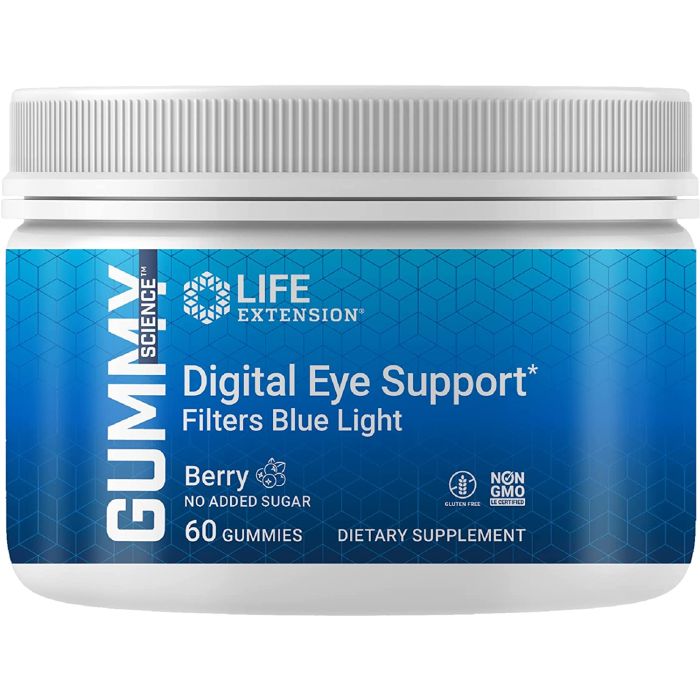 Life Extension Gummy Science Digital Eye Support Berry No Sugar 60 Cnt - supplemynts.com