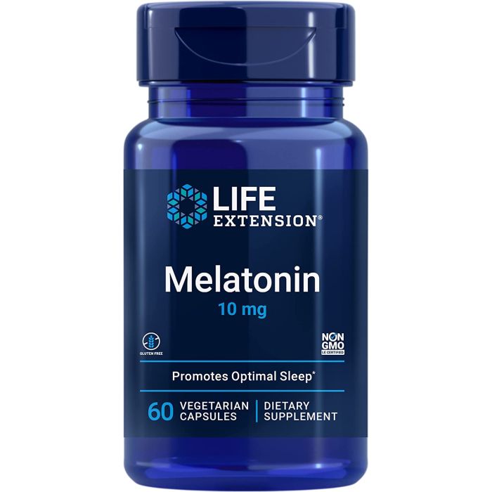 Life Extension Melatonin 10mg Sleep Support 60 Veggie Caps - supplemynts.com