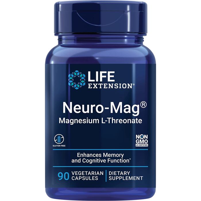 Life Extension Neuro Mag Magnesium L Threonate 90 Veggie Caps - supplemynts.com