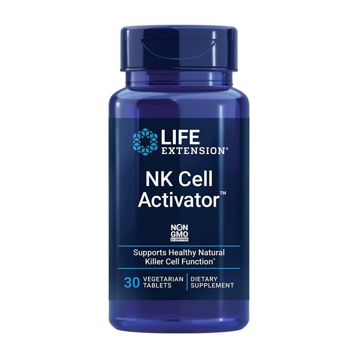 Life Extension NK Cell Activator 30 Veggie Tablets Non GMO - supplemynts.com