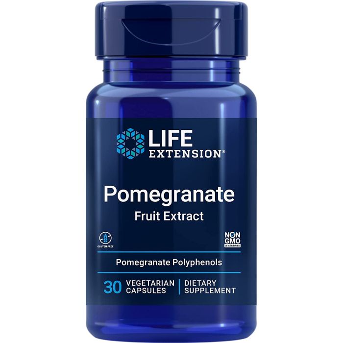 Life Extension Pomegranate Fruit Extract 30 Veggie Caps - supplemynts.com