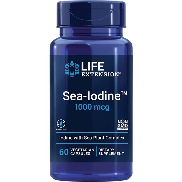 Life Extension Sea Iodine 1000 mcg Salt Free 60 Veggie Caps - supplemynts.com