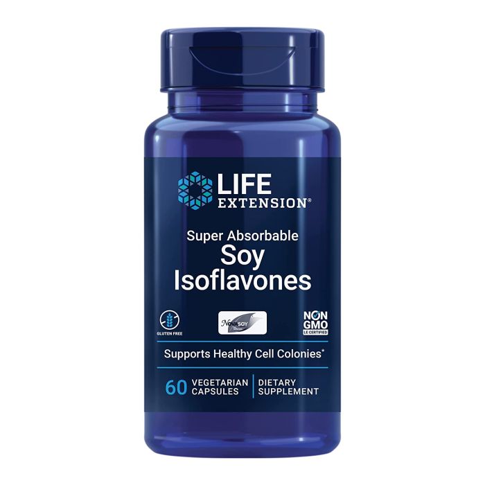 Life Extension Super Absorbable Soy Isoflavones 60 Veggie Caps - supplemynts.com
