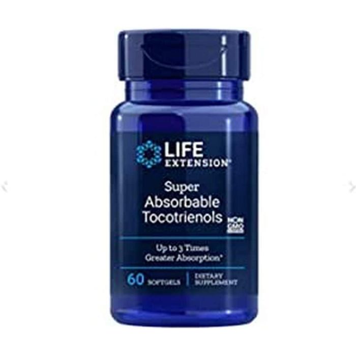 Life Extension Super Absorbable Tocotrienols 60 Softgels Hair Growth - supplemynts.com