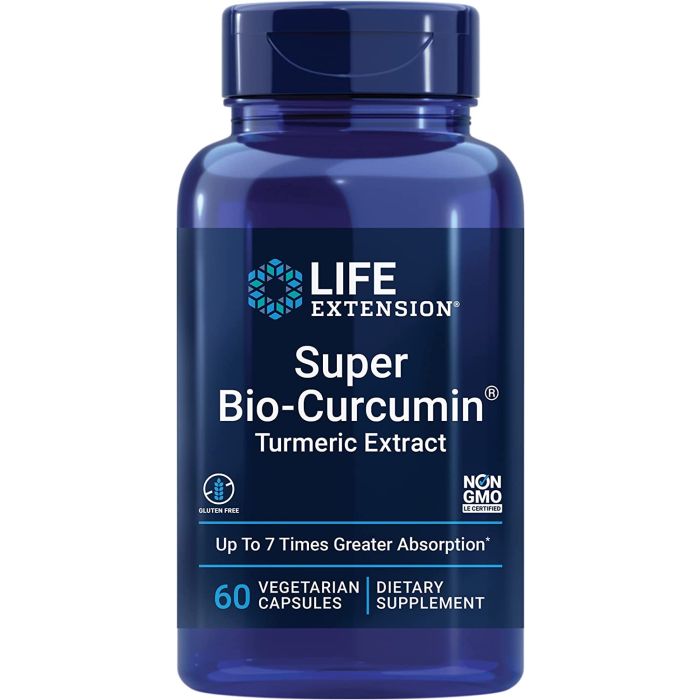 Life Extension Super Bio-Curcumin Turmeric Extract 60 Veggie Caps - supplemynts.com