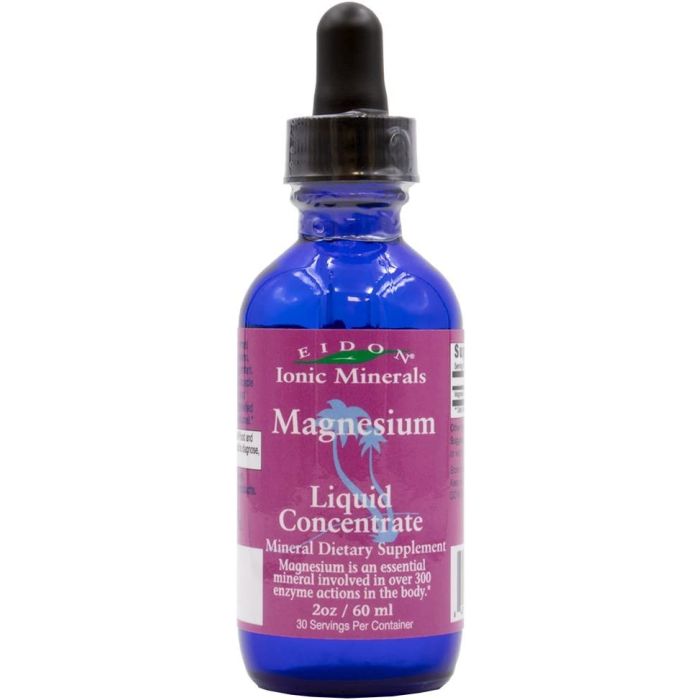 Liquid Concentrate Supplement Magnesium 2 Oz Eidon Ionic Minerals - supplemynts.com