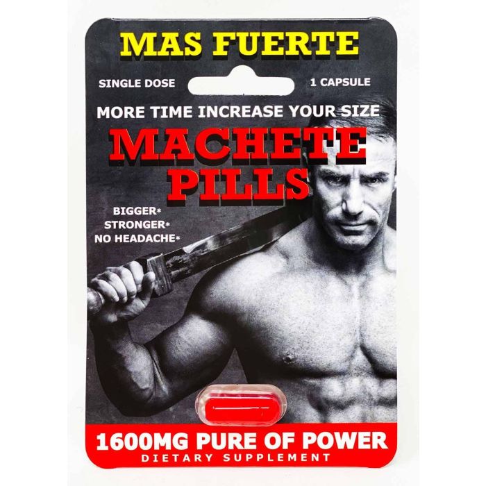 Machete Pills Male Enhancement Red Capsules - supplemynts.com