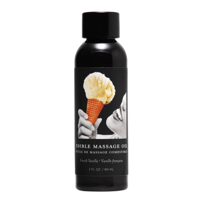 Massage Oil French Vanilla Edible 2 Oz - supplemynts.com