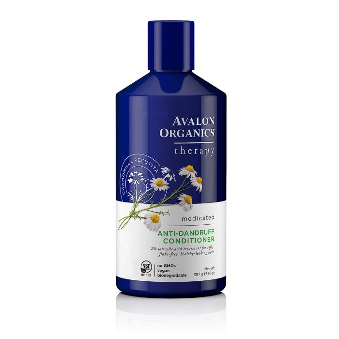 Medicated Anti Dandruff Conditioner 14 Oz Avalon Organics Therapy - supplemynts.com