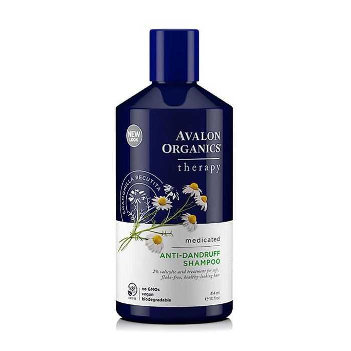 Medicated Anti Dandruff Shampoo 14 Oz Avalon Organics Therapy - supplemynts.com