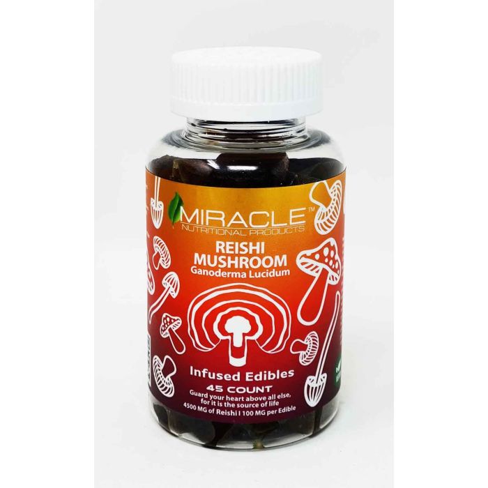 Miracle Reishi Mushroom Dietary Supplement 45 Gummies Bottle - supplemynts.com