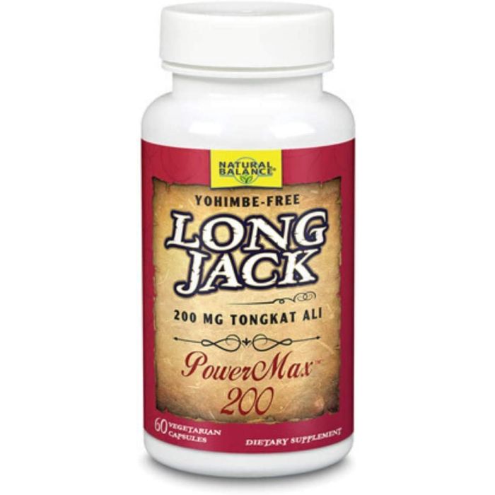 Natural Balance Long Jack PowerMax 200 60 Veggie Caps - supplemynts.com