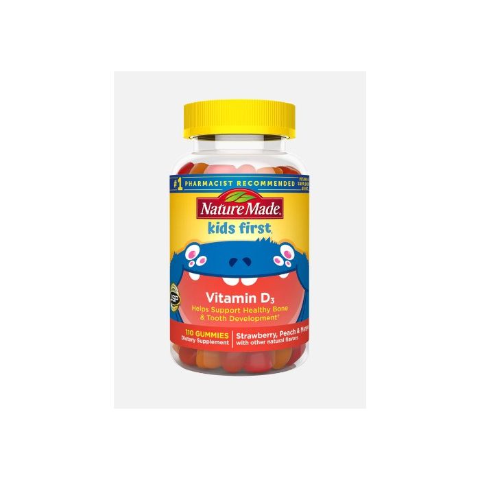 Nature Made Kids First Vitamin D 110 Gummies Tooth Health Support - supplemynts.com