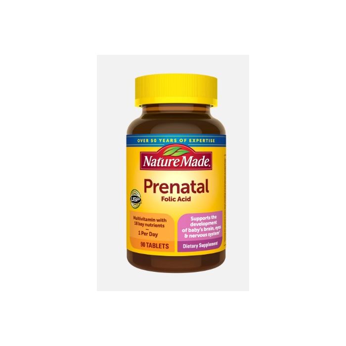 Nature Made Prenatal Folic Acid Multivitamin Tablets - supplemynts.com