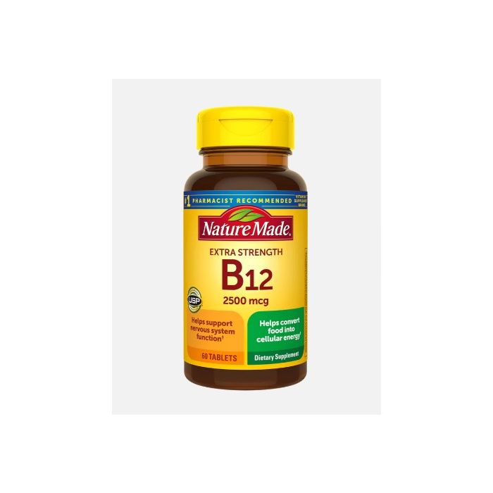 Nature Made Vitamin B12 Extra Strength 2500 Mcg 60 Tablets - supplemynts.com