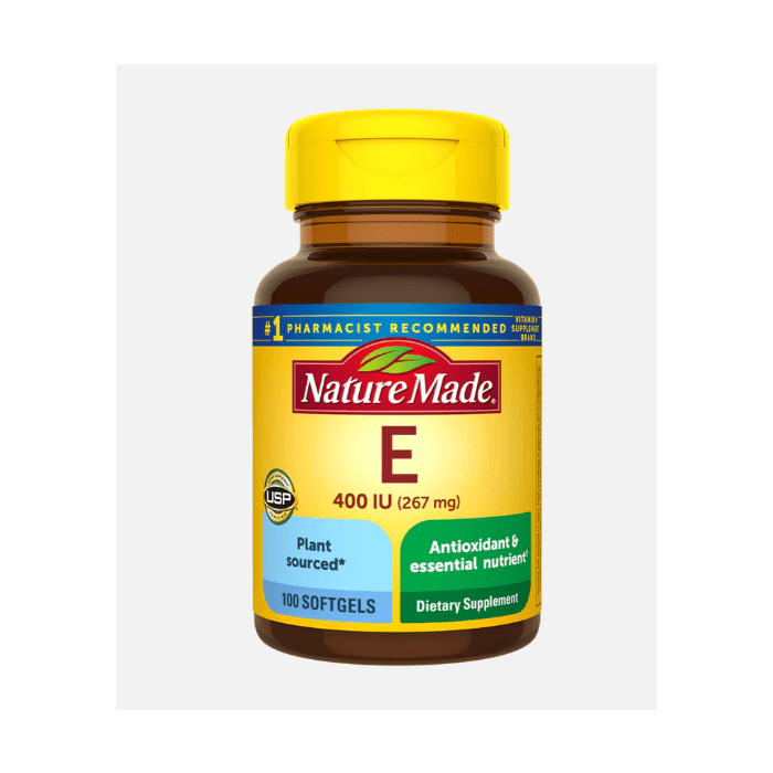 Nature Made Vitamin E 400 IU 267 Mg D Alpha 100 Softgels Antioxidant - supplemynts.com