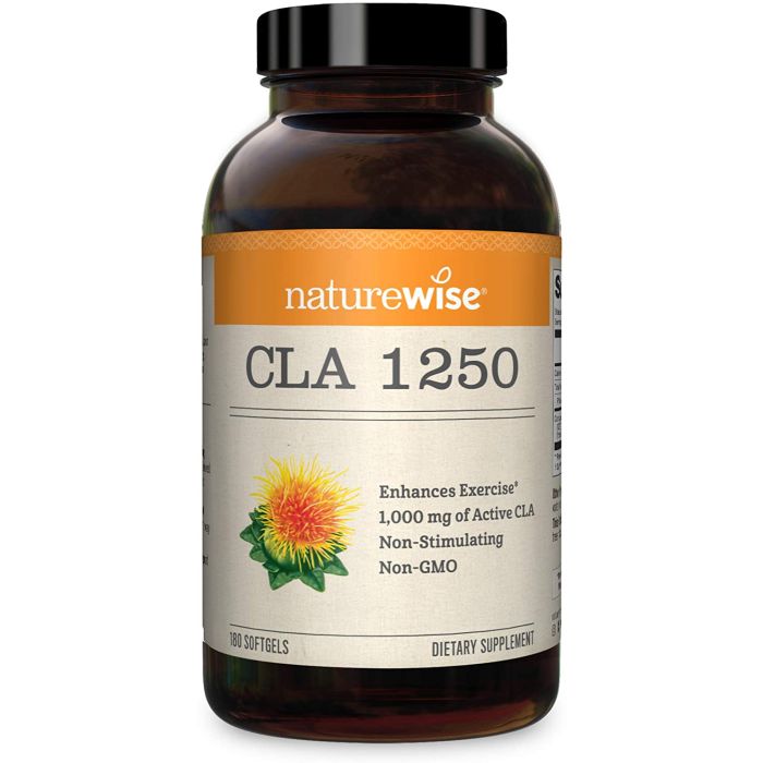 NatureWise CLA 1250 Natural Exercise Enhancement Supplement 90 Softgel - supplemynts.com