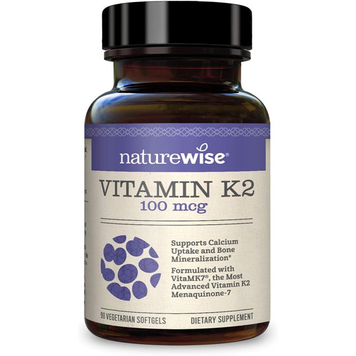 NatureWise Vitamin K2 VitaMK7 100 mcg 90 Softgels - supplemynts.com