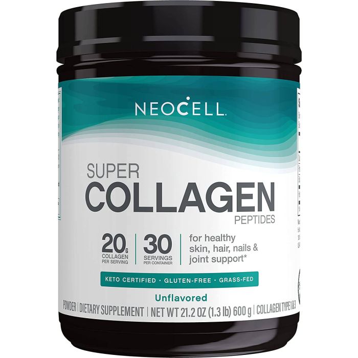 Neocell Super Collagen Peptides Powder Supplement 21.2 Ounce - supplemynts.com