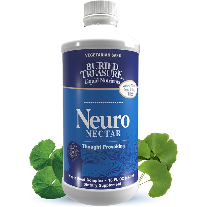 Neuro Nectar Brain Maximizer 16 Oz Focus Supplement Buried Treasure - supplemynts.com