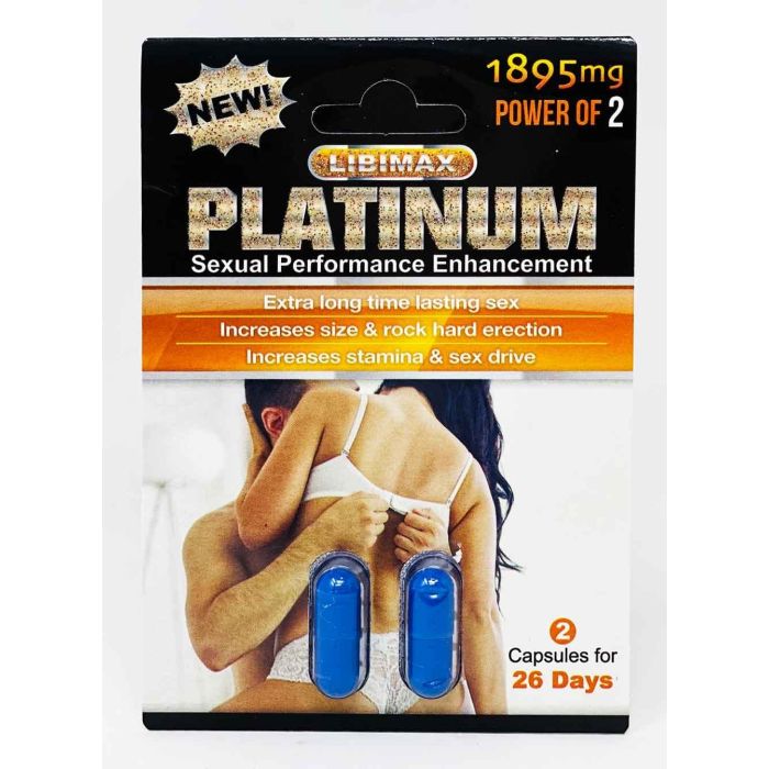 New Platinum 1895mg 26 Days Male Enhancement 2 Blue Pills - supplemynts.com