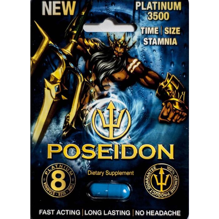 New Poseidon Platinum 3500 Mg Sexual Dietary Supplement - supplemynts.com