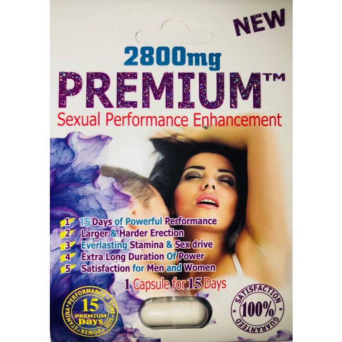 New Premium 2800mg Sexual Performance Enhancement For Men 1 Pill - supplemynts.com
