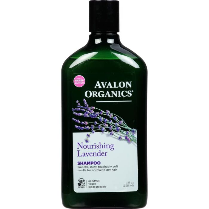 Nourishing Lavender Shampoo Avalon Organics Vegan Non GMO - supplemynts.com