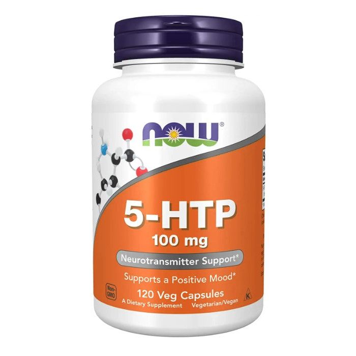 NOW 5-HTP Neurotransmitter Support 120 Veggie Caps - supplemynts.com
