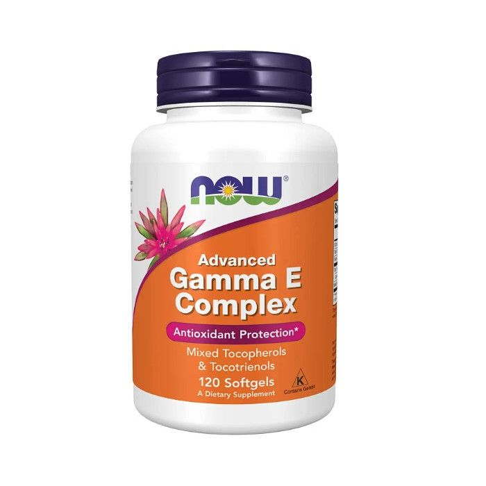 NOW Advanced Gamma E Complex Antioxidant Protection 120 Softgels - supplemynts.com