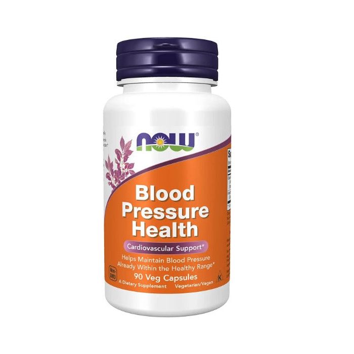 NOW Blood Pressure Health Cardiovascular Support 90 Veggie Caps - supplemynts.com
